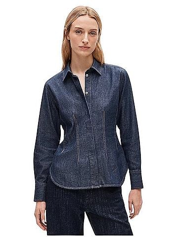 J.Crew Darted Button up Shirt Long Sleeve Button-Down Shirt (view 2)