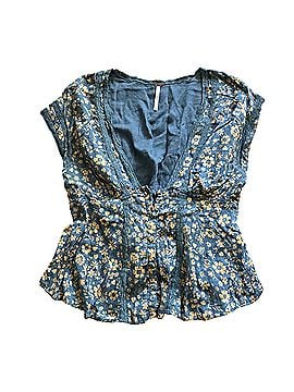 Free People Short Sleeve Blouse (view 1)