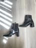 Topshop 100% Leather Black Ankle Boots Size EU 36 - photo 8