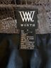 Worth 100% Leather Solid Animal Print Gray Jacket Size 6 - photo 3
