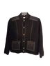 Chico's 100% Wool Solid Black Jacket Size M - photo 1