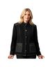 Chico's 100% Wool Solid Black Jacket Size M - photo 2
