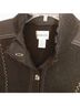 Chico's 100% Wool Solid Black Jacket Size M - photo 6