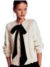 Boden Velvet Bow Cable Cardigan Cardigan - photo 1