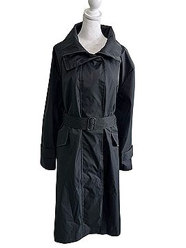 Rebecca Minkoff Belted Funnel Neck Trench Coat Trenchcoat (view 2)