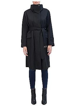 Rebecca Minkoff Belted Funnel Neck Trench Coat Trenchcoat (view 1)