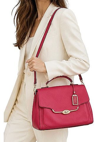 Coach Madison Sadie Leather Satchel (view 1)