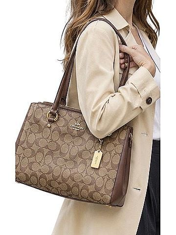 Coach Leather Tote (view 1)