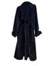 ASOS 92% Polyester 5% Acrylic 2% Wool 1% Nylon 100% Polyester Blue Coat Size L - photo 2