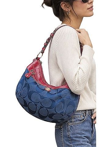 Coach Laura Leather Hobo (view 1)