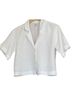 Madewell 100% Linen Solid White Button-Down Shirt Size S - photo 1