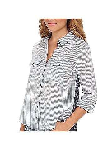 Free People Long Sleeve Button-Down Shirt (view 2)