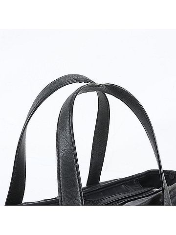 Bally Bally Leather Tote Bag, Shoulder Handbag, Black, Brand Name, Women's (view 2)