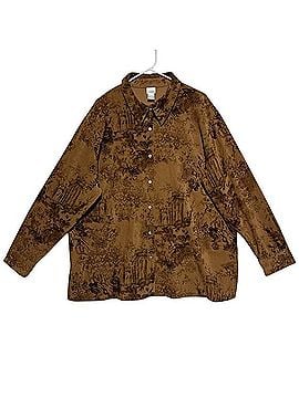 Soft Surroundings Enchanted Rose Long Sleeve Blouse (view 1)