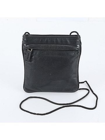 Miu Miu Miu Miu Miu Archive 90s Leather Shoulder Bag Crossbody Black Women's (view 1)