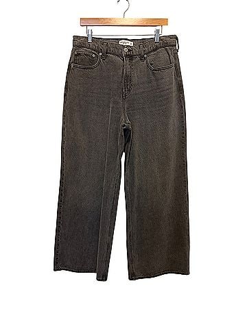 Abercrombie & Fitch high rise wide leg Jeans (view 1)