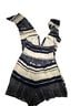Lulus Stripes White Blue Jumpsuit Size S - photo 2