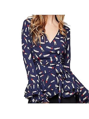 Bebe Long Sleeve Blouse (view 1)