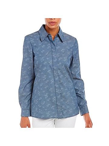 St. John Jean denim Casual Shirts (view 2)