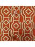 J. McLaughlin Bow Print Orange White Button-Down Shirt Size M - photo 3