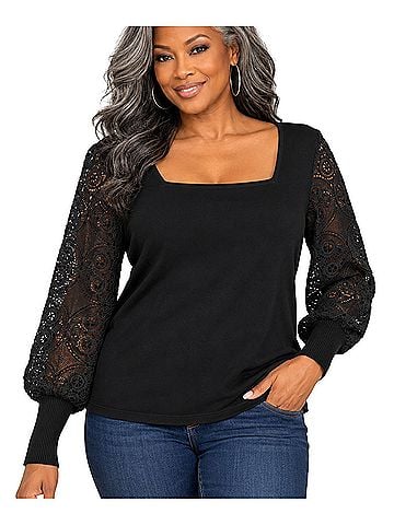 Halston Long Sleeve Blouse (view 1)