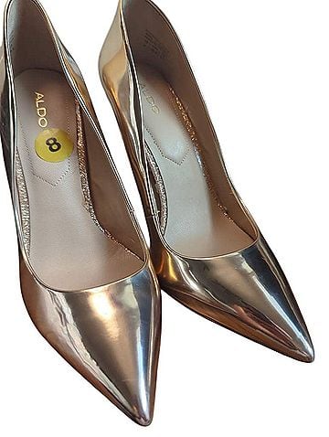 Aldo Gold Heels (view 1)