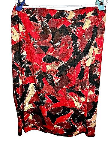 Chenault Abstract Midi Wrap Skirt Casual Skirt (view 2)
