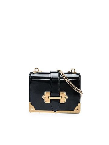 Prada Micro Spazzolato Cahier Crossbody (view 1)