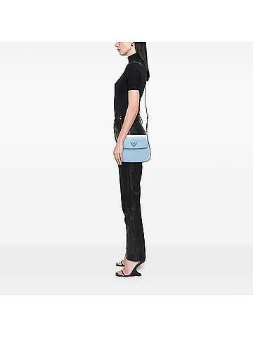 Prada Medium Spazzolato Leather Cleo Flap Crossbody (view 2)