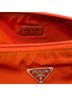 Prada 100% Nylon Orange Tessuto Pochette One size - photo 6