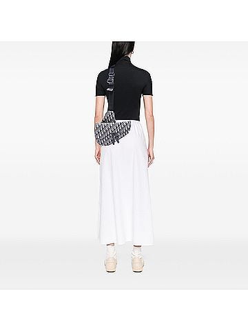 Dior Oblique Canvas Saddle Crossbody (view 2)