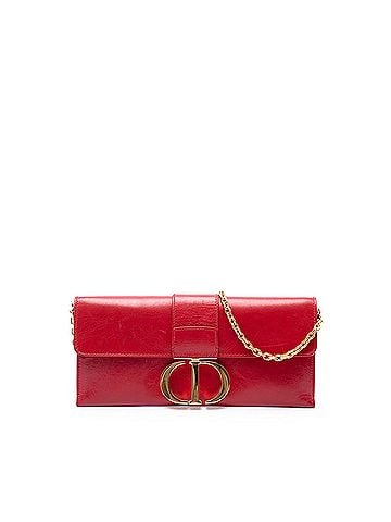 Dior Leather Montaigne 30 Clutch with Chain (view 1)