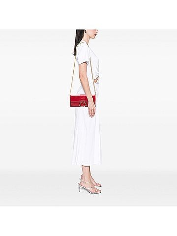 Dior Leather Montaigne 30 Clutch with Chain (view 2)