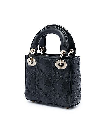 Dior Micro Calfskin Cannage Diamond Lady Dior (view 2)