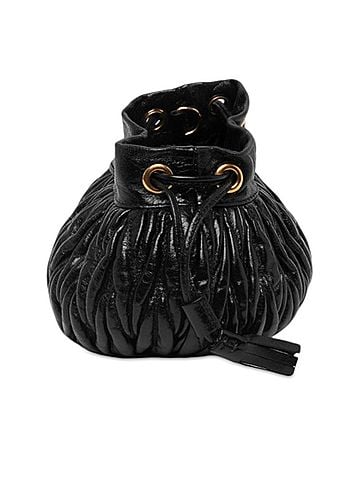 Miu Miu Mini Matelasse Nappa Bucket Bag (view 1)