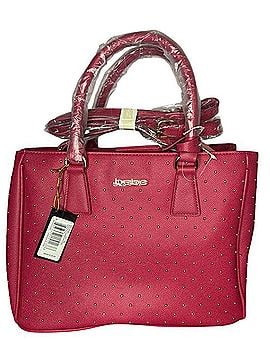 Bebe Hot Pink Studded Satchel Satchel (view 1)