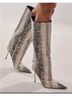 Akira Snake Print Multi Color Boots Size 10 - photo 4