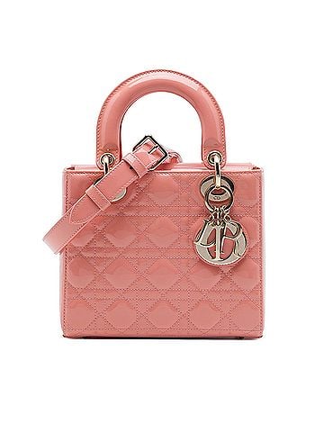 Dior Small Patent Cannage Lady Dior (view 1)