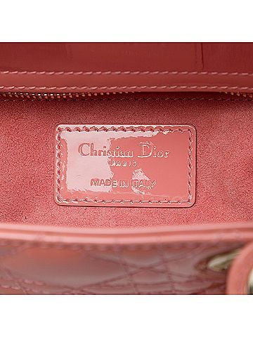 Dior Small Patent Cannage Lady Dior (view 2)