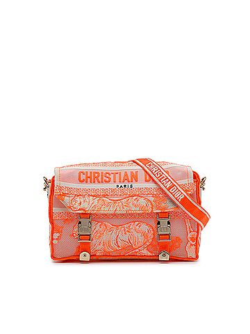 Dior Small Embroidered Canvas Toile de Jouy Diorcamp Messenger Bag (view 1)