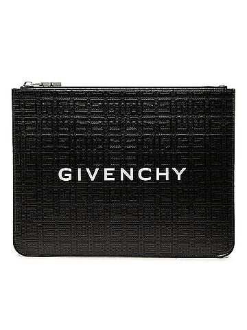 Givenchy 4G Embossed Coated Canvas Flat Pouch (view 1)