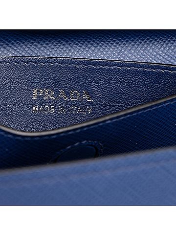 Prada Medium Saffiano Cuir Double Turnlock Satchel (view 2)