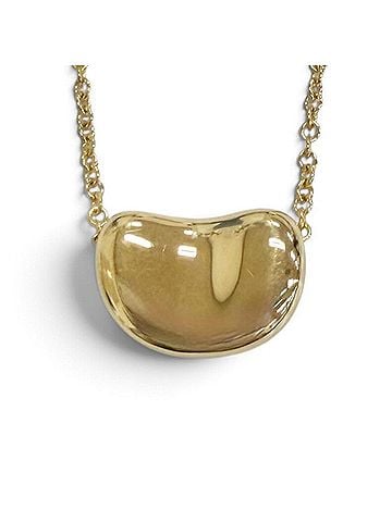 Tiffany & Co. TIFFANY&amp;Co. Tiffany &amp; Co. Elsa Peretti Bean Design Pendant Necklace, 750 (YG) Yellow Gold, Weight 4.21g, Women's. (view 1)