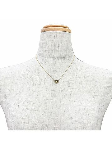 Tiffany & Co. TIFFANY&amp;Co. Tiffany &amp; Co. Elsa Peretti Bean Design Pendant Necklace, 750 (YG) Yellow Gold, Weight 4.21g, Women's. (view 2)
