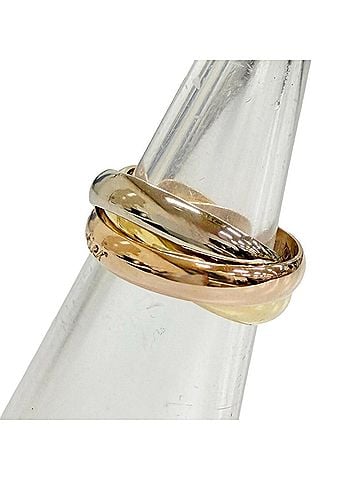 Cartier Cartier Trinity Classic MM Ring, 750 (YG, PG, WG) - Three-color ring in yellow gold, white and pink gold. Weight: 7.7g. Women's ring. (view 2)