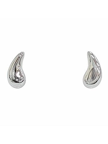 Tiffany & Co. TIFFANY&amp;Co. Tiffany Teardrop Earrings, Pair, PT950 Platinum, Weight 2.5g, Women's, Simple Design ? (view 1)