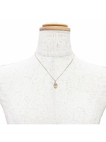 Cartier Cartier SZ7496 750 Diamond Logo Double C 5P Necklace, Pink Gold (PG), Weight: 4.08g, Women's. (view 2)