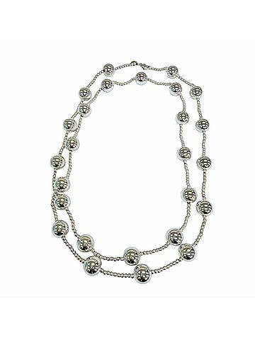 Tiffany & Co. TIFFANY&amp;Co. Tiffany HardWear Ball Chain Necklace, 925 Sterling Silver, Weight 52.6g, Women's, Comes with Box and Dust Bag. (view 1)