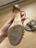 Via Spiga Snake Print Gray White Heels Size 8 1/2 - photo 5