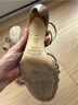 Via Spiga Snake Print Gray White Heels Size 8 1/2 - photo 3